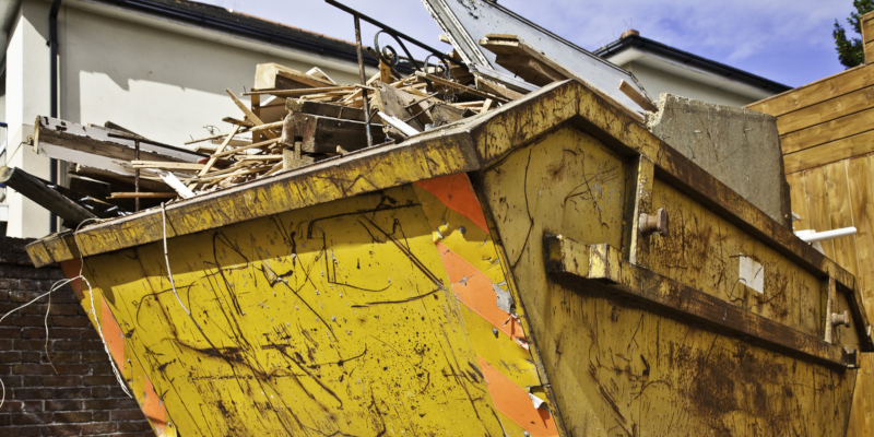 Roll off containers are big, bulky, and can hold a ton of trash